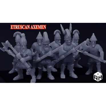 Rise Miniatures – Rise of Ancient Wars: Etruscan Axemen Pack