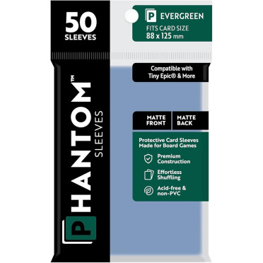 Phantom Sleeves: Evergreen Size - Matte/Matte