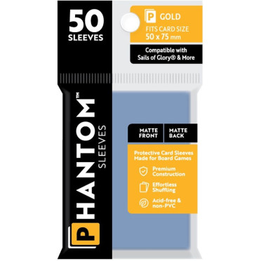 Phantom Sleeves: Gold Size - Matte/Matte