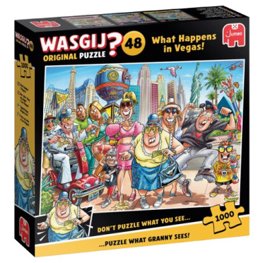 Puzzle Wasgij Original 48 - Ce qui se passe à Vegas ! - 1000 Pièces