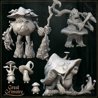 Great Grimoire - Bane of the Shrouded Woods - Champignons