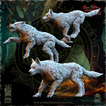 The Beholder Miniatures - Sylvains - Loups
