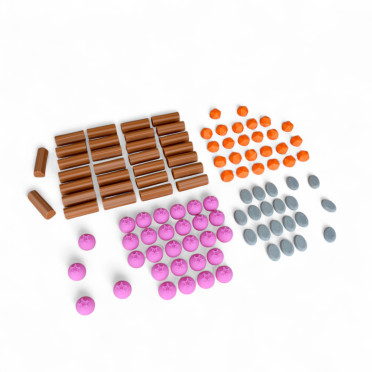 Ressources imprimés en 3D pour Everdell