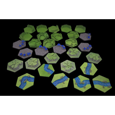 Kit complet de tuiles 3D compatible avec Memoire 44