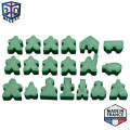 Set de 19 Meeples Joueur style Carcassonne 0
