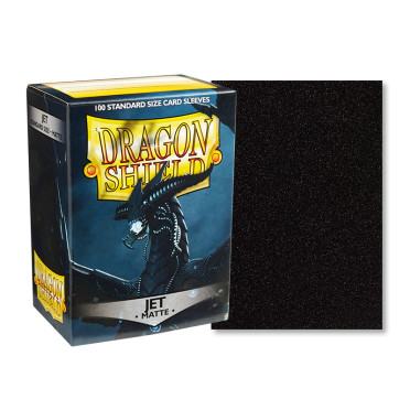 Dragon Shield - 100 Standard Sleeves Matte Couleur Jet