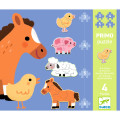 Primo Puzzle - At the farm - 3, 4, 5 et 6 Pcs 1