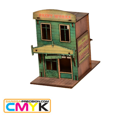 Old West - City Limits Gazette Print Works Ruin