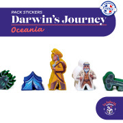 Darwin's Journey : Oceania- Pack de stickers