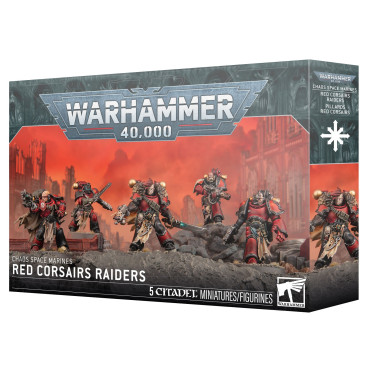 W40k : Space Marines du Chaos - Pillards Red Corsairs