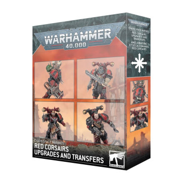W40k : Space Marines du Chaos - Améliorations et Décalcos Red Corsairs