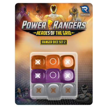 Power Rangers: Heroes of the Grid - Ranger Dice Set 2