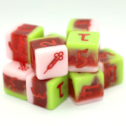 Set de 12 D&eacute;s 6 Faces Elder Dice: Reanimator