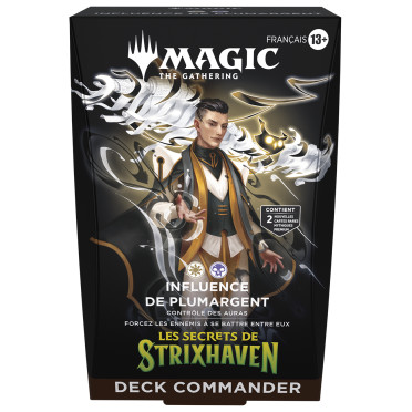 Magic the Gathering : Les Secrets de Strixhaven - Deck Commander Influence de Plumargent