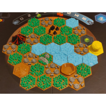 Set de tuiles 3D compatible avec Terraforming Mars - Le Jeu de Dés + extension