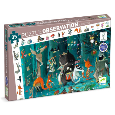 Puzzle Observation - The orchestra - 35 Pcs