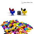 Figurines de Coq Meeple x5 19