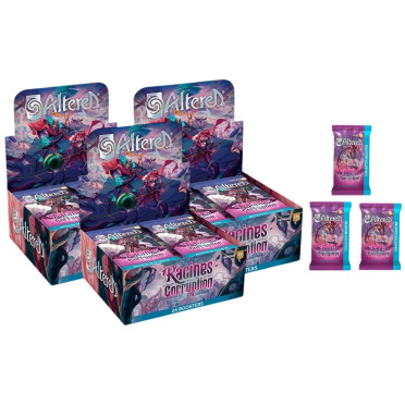 Altered - Les Racines de la Corruption- 3 Boites de 24 Boosters + 3 Boosters Collector