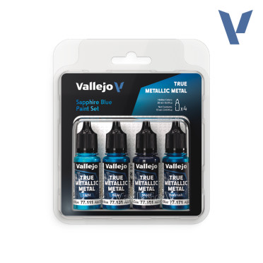 Vallejo - Sapphire Blue Paint Set