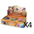 Bundle Lorcana - 4 Boites de 24 Boosters Contrées Inconnues 0