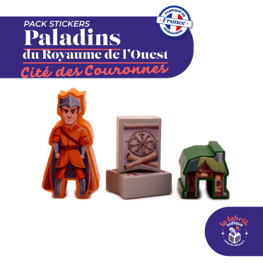 Paladins du Royaume de l'Ouest : Cité des Couronnes - Pack de stickers