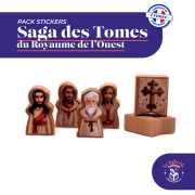 Saga des Tomes du Royaume de l'Ouest - Pack de stickers