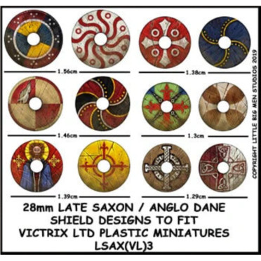 Late Saxon / Anglo Dane Shield Designs LSAX 3