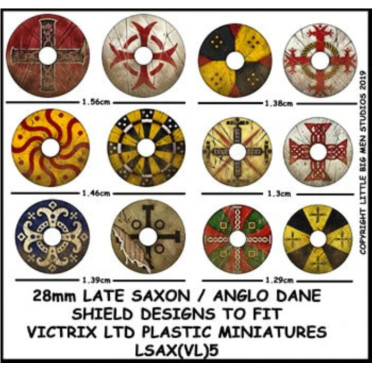 Late Saxon / Anglo Dane Shield Designs LSAX 5