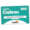 Carte cadeau de 50 euros 0