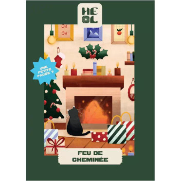 Mini puzzle - Feu de Cheminée - 99 pièces