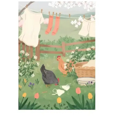 Mini puzzle - Laundry Helpers - 99 pièces