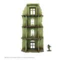 City in Ruins - 4 Storey Building Facade 1