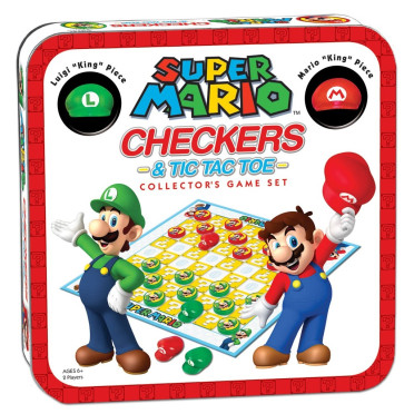 Super Mario - Checkers & Tic Tac Toe