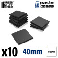Plastic Square Bases 40mm 0