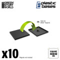Plastic Square Bases 40mm 2