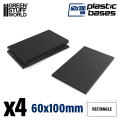 Plastic Bases - Rectangle 100x60mm 0