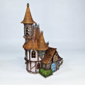 3D4U - Spire Roof House - Medieval Town 3