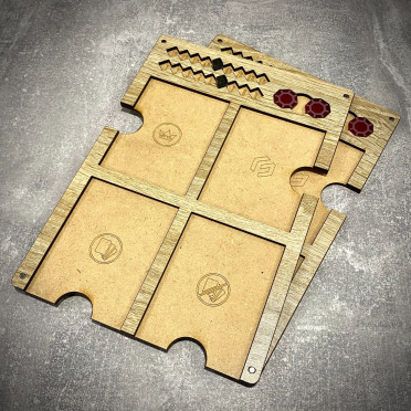 Gwent - Lot de 2 plateaux joueur