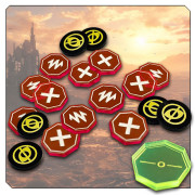 Under Our Sun - Acrylic Token Set