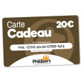 Carte cadeau de 20 euros 0