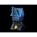 3D4U - Two Story Gabled Dwelling - Medieval Town Set 0