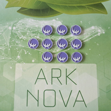 Jeton animaux reptile 3D - Ark Nova