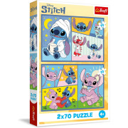 Puzzle - Pas d'ennui avec Stitch - 2x70 pi&egrave;ces