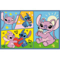Puzzle - Pas d'ennui avec Stitch - 2x70 pièces 1