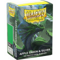 100 Dragon Shield Matte : Apple Green & Silver 0