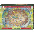 Puzzle - Funky Zoo Cosmic Habitat - 1000 Pièces 0