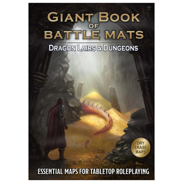 Giant Book of Battle Mats - Dragon Lairs & Dungeons