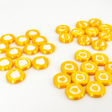 Ensemble de jetons points 3D pour Etherstone (32 pièces)