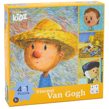 Puzzle - Vincent van Gogh - 4 in 1 - Museum Kidz