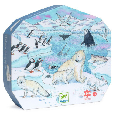 Puzzle Silhouette - Douceur polaire - 54 pièces